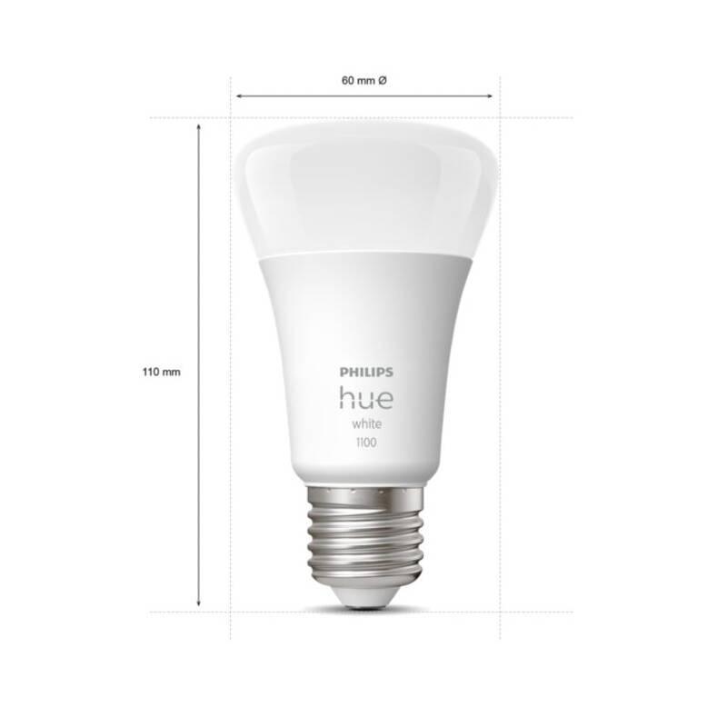 Žárovka LED Philips Hue Bluetooth, 9,5W, E27, White