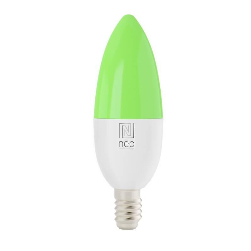 Chytrá žárovka IMMAX NEO SMART LED E14 6W RGB CCT barevná a bílá, stmívatelná, WiFi, Chytrá, žárovka, IMMAX, NEO, SMART, LED, E14, 6W, RGB, CCT, barevná, a, bílá, stmívatelná, WiFi