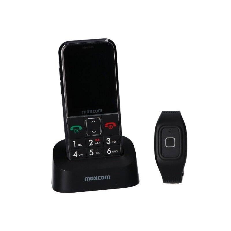 Mobilní telefon MaxCom Comfort MM735 SOS náramek s GPS lokátorem černý, Mobilní, telefon, MaxCom, Comfort, MM735, SOS, náramek, s, GPS, lokátorem, černý