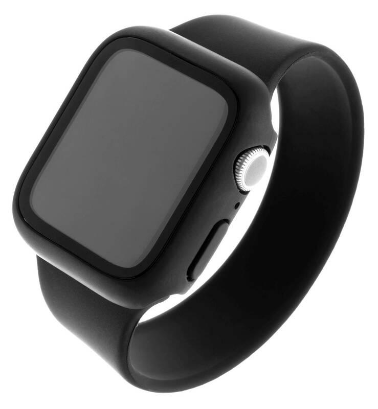 Ochranné pouzdro FIXED Pure s temperovaným sklem pro Apple Watch 44mm černé, Ochranné, pouzdro, FIXED, Pure, s, temperovaným, sklem, pro, Apple, Watch, 44mm, černé