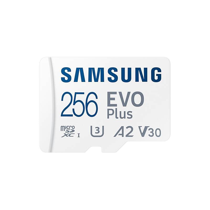 Paměťová karta Samsung Micro SDXC EVO 256GB UHS-I U3 SD adaptér, Paměťová, karta, Samsung, Micro, SDXC, EVO, 256GB, UHS-I, U3, SD, adaptér