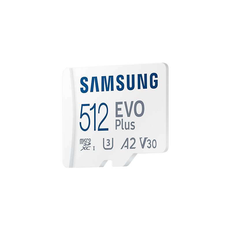 Paměťová karta Samsung Micro SDXC EVO 512GB UHS-I U3 SD adaptér