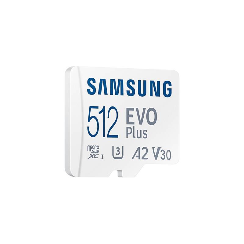 Paměťová karta Samsung Micro SDXC EVO 512GB UHS-I U3 SD adaptér, Paměťová, karta, Samsung, Micro, SDXC, EVO, 512GB, UHS-I, U3, SD, adaptér