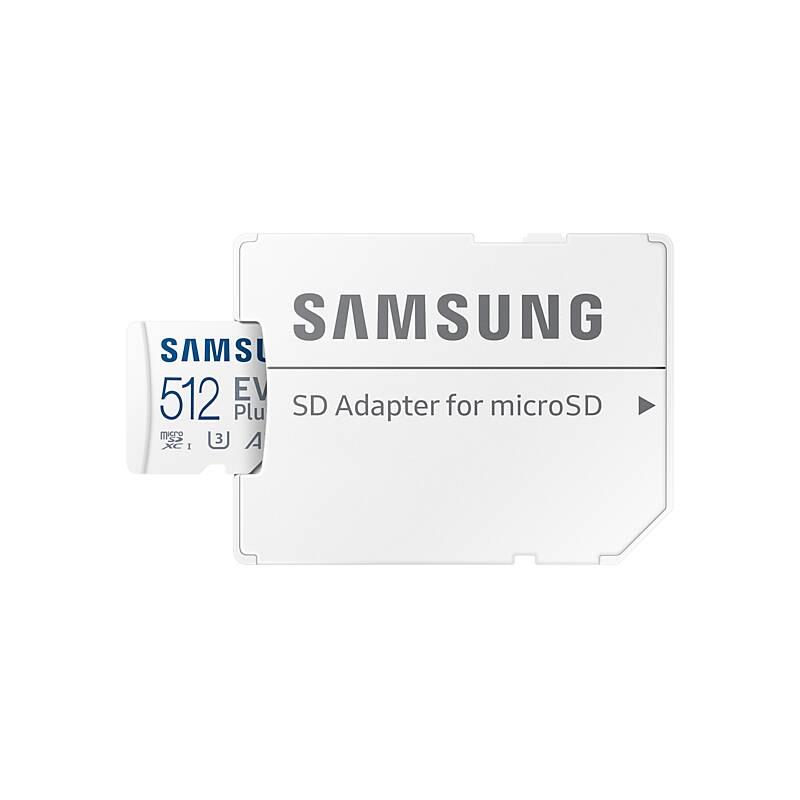 Paměťová karta Samsung Micro SDXC EVO 512GB UHS-I U3 SD adaptér