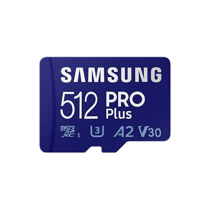 Paměťová karta Samsung Micro SDXC PRO 512GB UHS-I U3 SD adaptér, Paměťová, karta, Samsung, Micro, SDXC, PRO, 512GB, UHS-I, U3, SD, adaptér