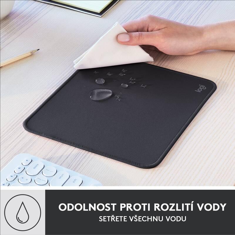 Podložka pod myš Logitech Mouse Pad Studio Series, 20 x 23 cm černá