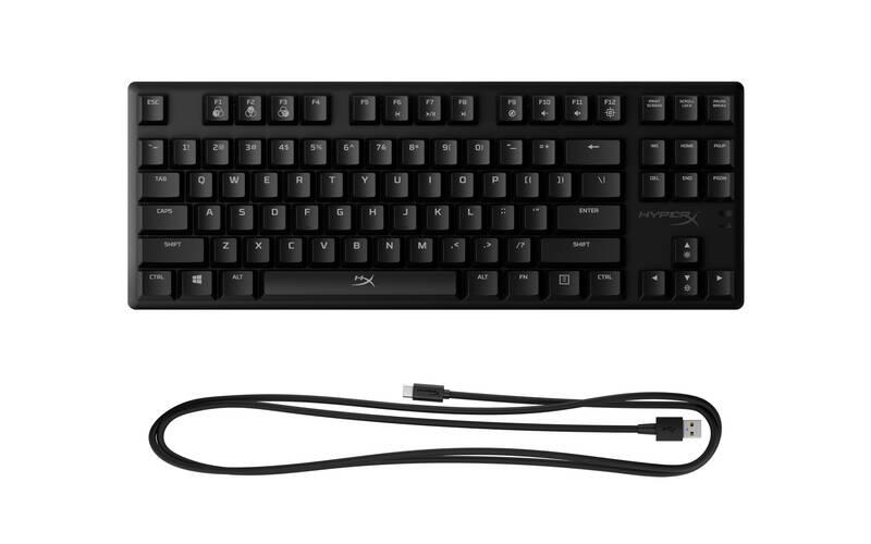 Klávesnice HyperX Alloy Origins Core HX, Aqua Switch, US layout černá, Klávesnice, HyperX, Alloy, Origins, Core, HX, Aqua, Switch, US, layout, černá