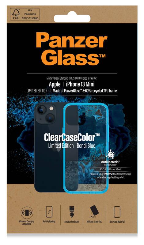 Kryt na mobil PanzerGlass ClearCaseColor na Apple iPhone 13 mini modrý průhledný, Kryt, na, mobil, PanzerGlass, ClearCaseColor, na, Apple, iPhone, 13, mini, modrý, průhledný