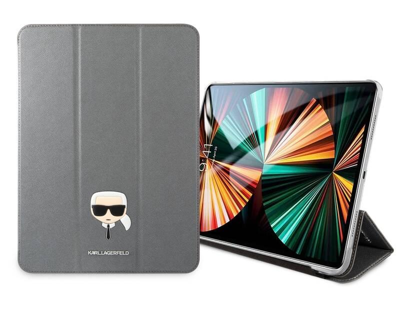 Pouzdro na tablet Karl Lagerfeld Head Saffiano na Apple iPad Pro 11