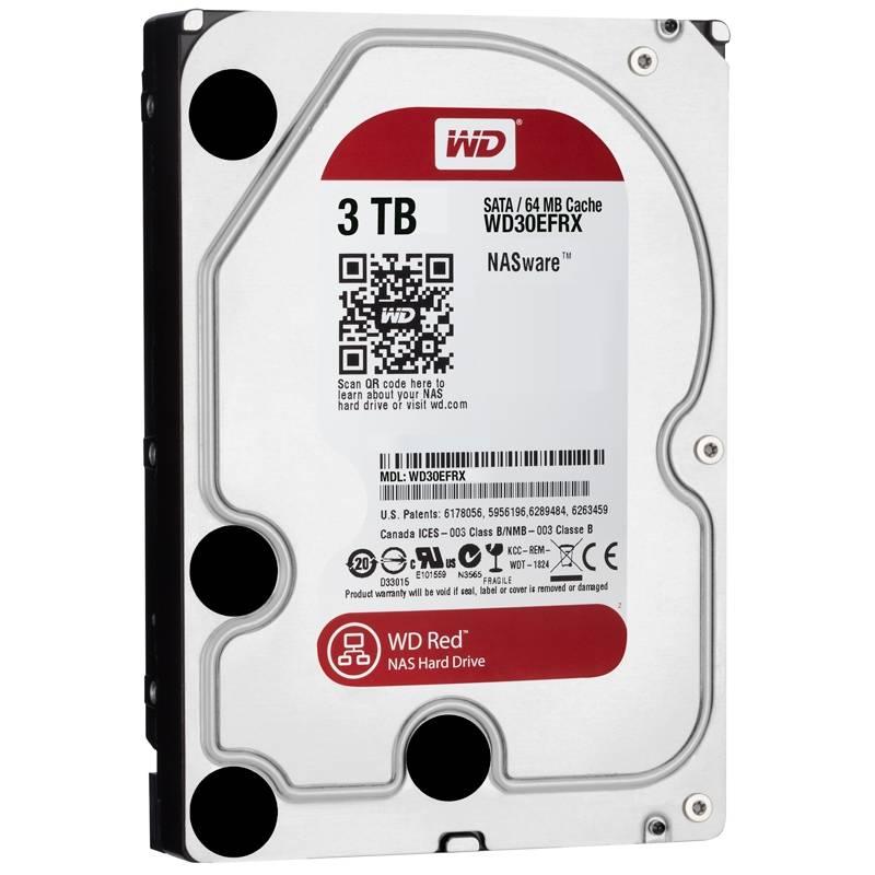 Pevný disk 3,5" Western Digital RED 3TB, SATA III, IntelliPower, 64MB cache