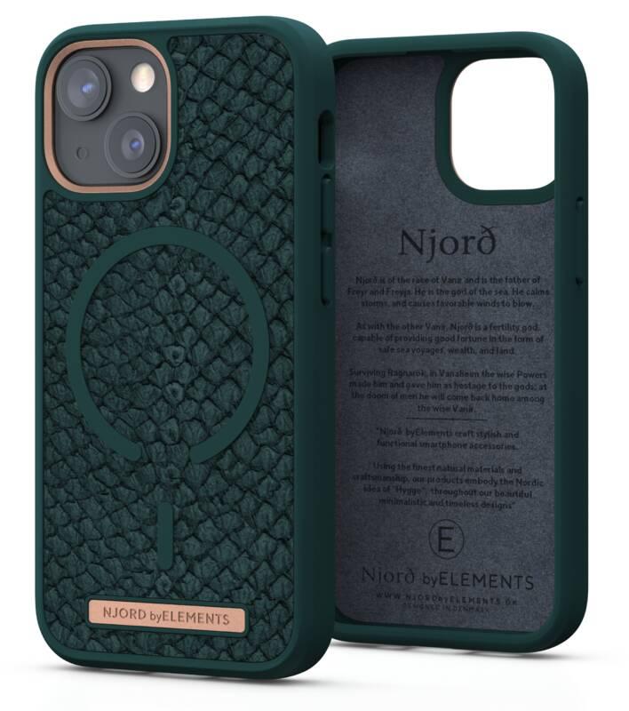 Kryt na mobil Njord Jord na Apple iPhone 13 mini zelený