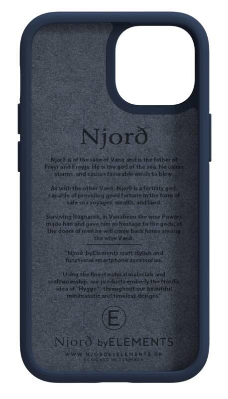 Kryt na mobil Njord Vatn na Apple iPhone 13 mini modrý