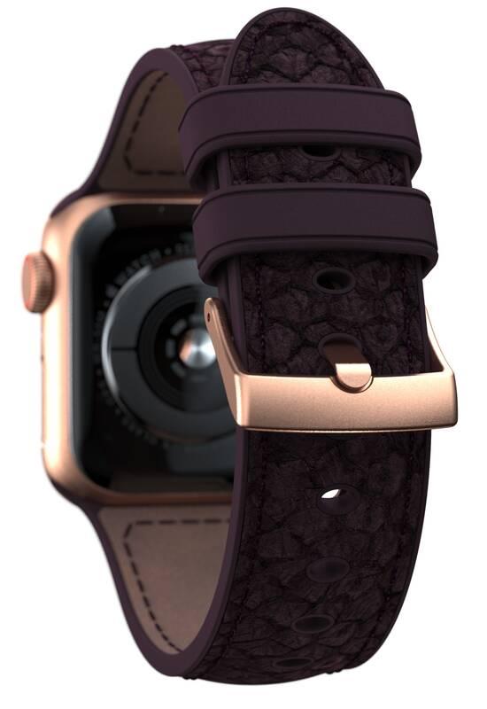 Řemínek Njord Eldur na Apple Watch 38 40 41mm fialový