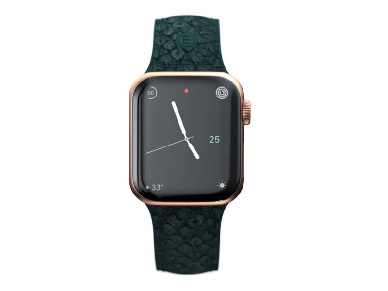 Řemínek Njord Jord na Apple Watch 38 40 41mm zelený