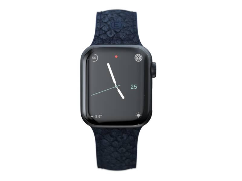 Řemínek Njord Vatn na Apple Watch 42 44 45mm modrý