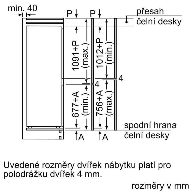 Chladnička s mrazničkou Siemens iQ100 KI86VNSF0 bílá