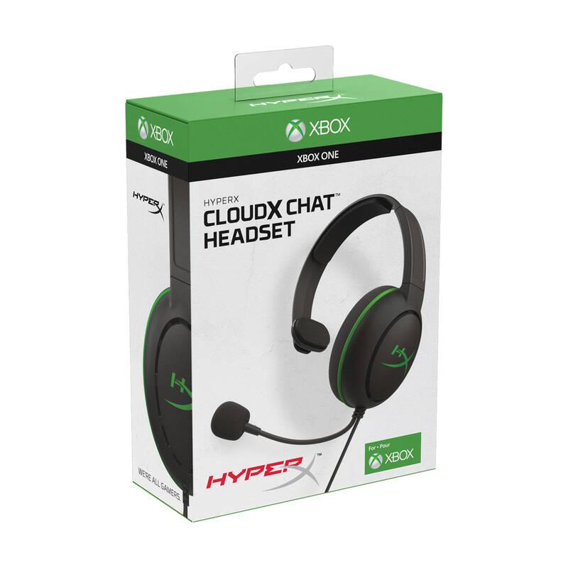 Headset HyperX CloudX Chat pro Xbox černý zelený, Headset, HyperX, CloudX, Chat, pro, Xbox, černý, zelený