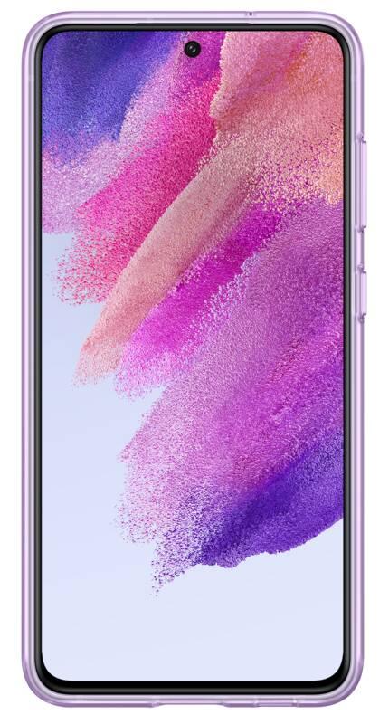 Kryt na mobil Samsung Galaxy S21 FE s poutkem fialový průhledný