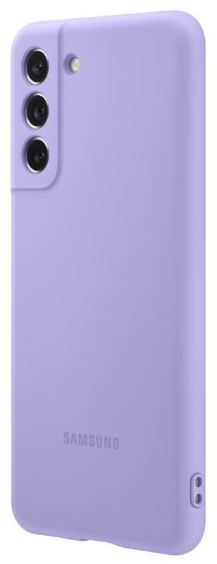 Kryt na mobil Samsung Silicone Cover na Galaxy S21 FE fialový