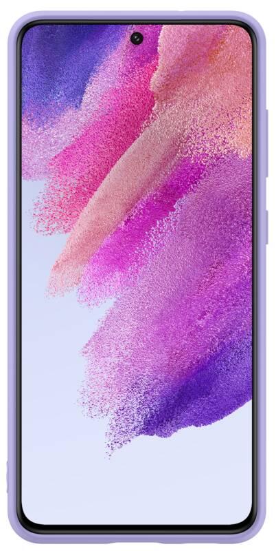 Kryt na mobil Samsung Silicone Cover na Galaxy S21 FE fialový