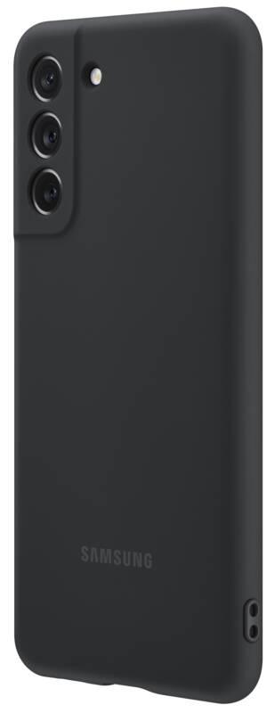 Kryt na mobil Samsung Silicone Cover na Galaxy S21 FE šedý