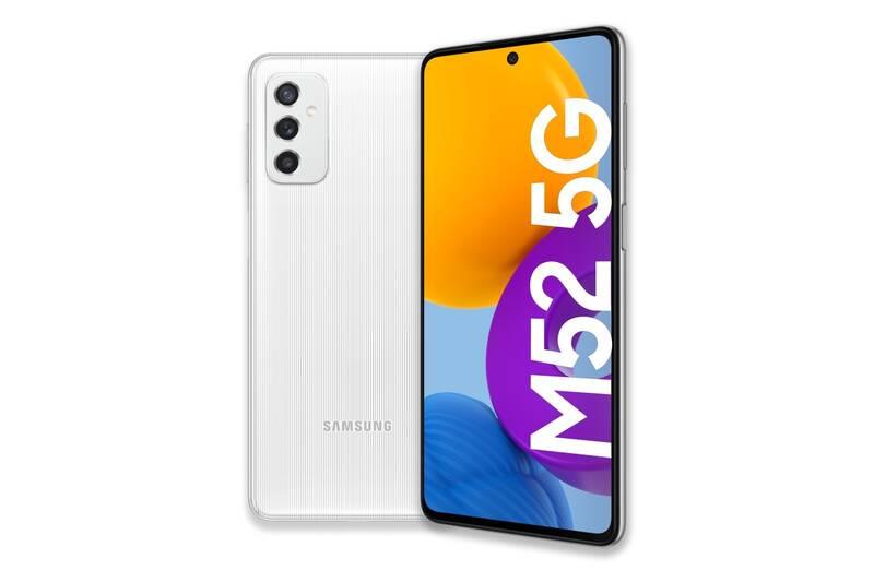 Mobilní telefon Samsung Galaxy M52 5G 8GB 128GB bílý, Mobilní, telefon, Samsung, Galaxy, M52, 5G, 8GB, 128GB, bílý