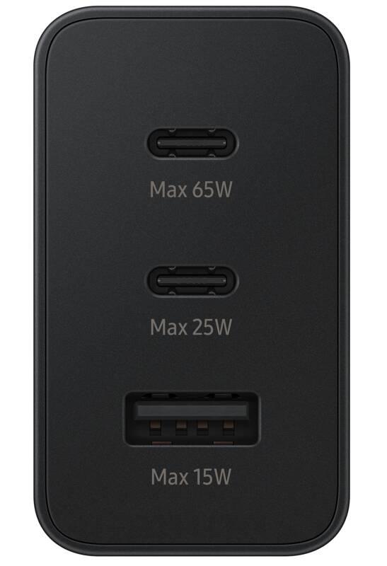 Nabíječka do sítě Samsung Multi 1xUSB, 2x USB-C, 65W černá