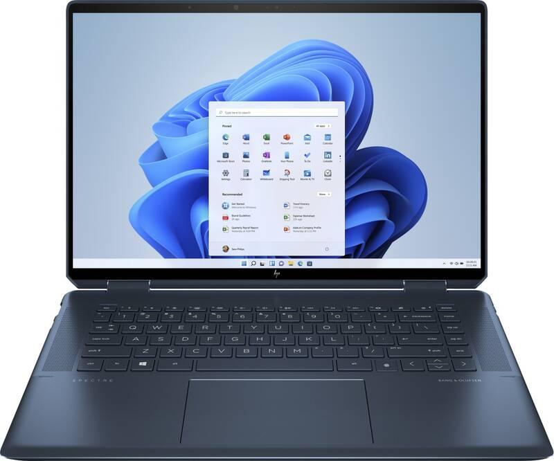 Notebook HP Spectre x360 16-f0001nc modrý