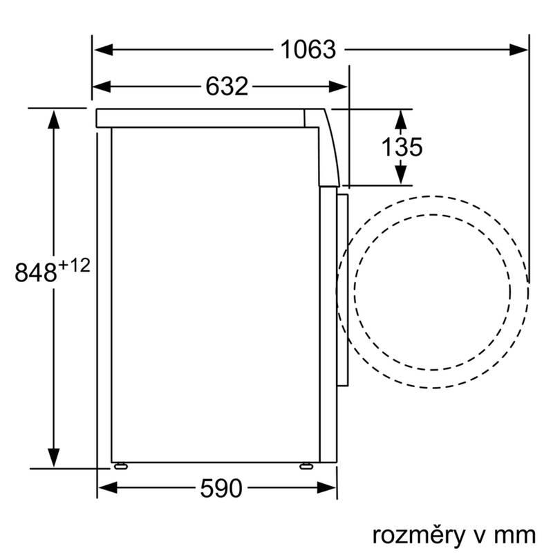 Pračka Bosch Serie 8 WAV28KH2BY bílá