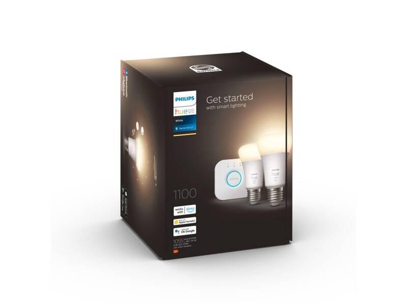 Startovací sada Philips Hue Bluetooth, 9,5W, E27, White, malý Starter kit