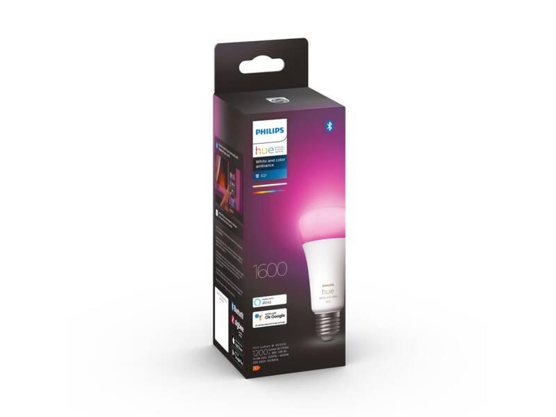 Žárovka LED Philips Hue Bluetooth, 15W, E27, White and Color Ambiance