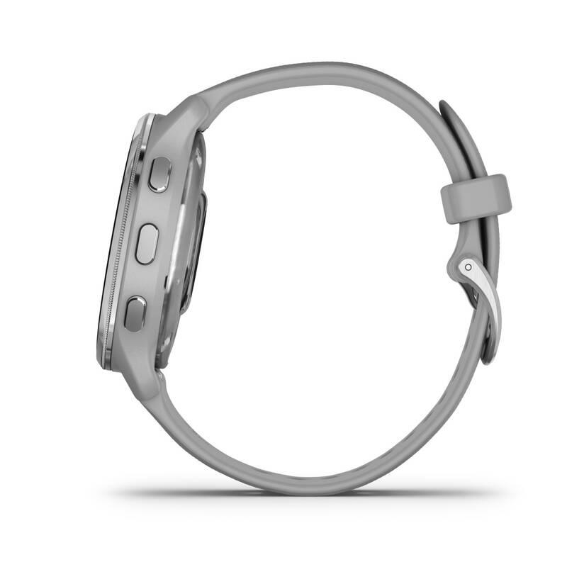 GPS hodinky Garmin Venu 2 Plus - Silver Gray Silicone Band, GPS, hodinky, Garmin, Venu, 2, Plus, Silver, Gray, Silicone, Band