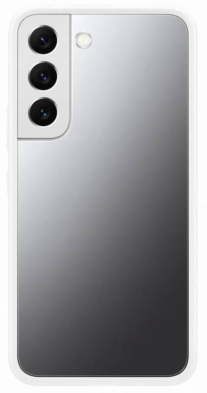 Kryt na mobil Samsung Frame na Galaxy S22 bílý