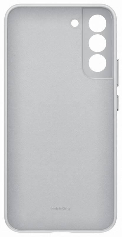 Kryt na mobil Samsung Leather Cover na Galaxy S22 šedý, Kryt, na, mobil, Samsung, Leather, Cover, na, Galaxy, S22, šedý