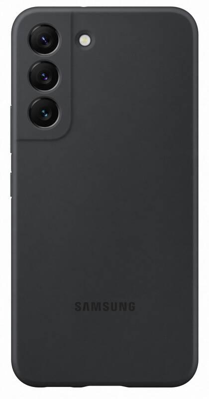 Kryt na mobil Samsung Silicone Cover na Galaxy S22 černý, Kryt, na, mobil, Samsung, Silicone, Cover, na, Galaxy, S22, černý