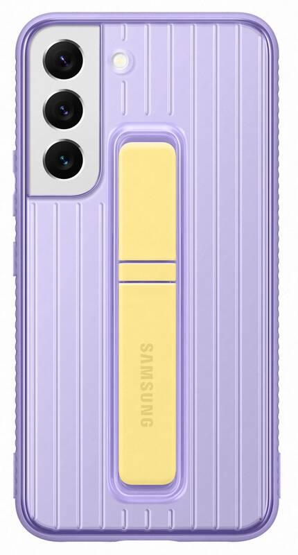 Kryt na mobil Samsung Standing Cover na Galaxy S22 fialový