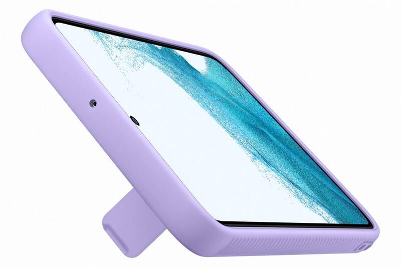 Kryt na mobil Samsung Standing Cover na Galaxy S22 fialový