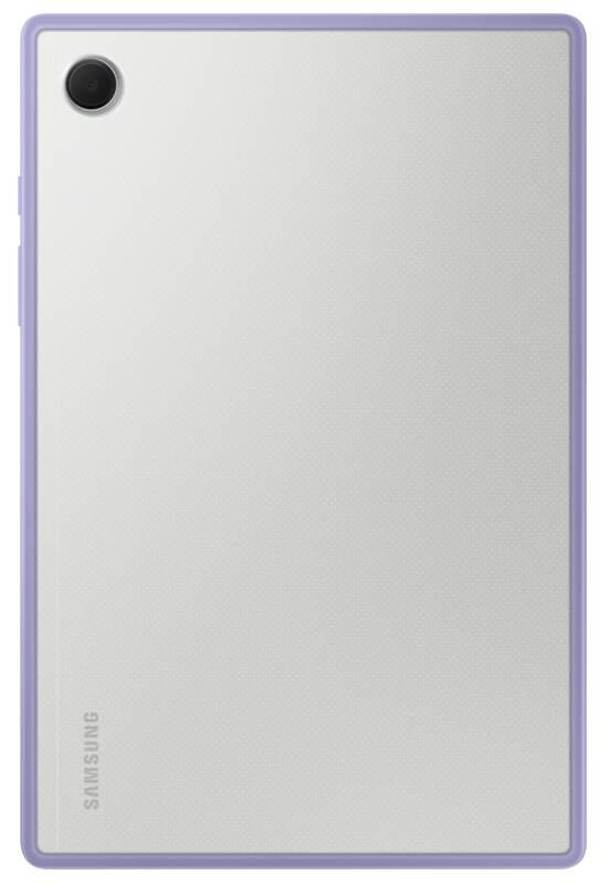 Kryt Samsung Galaxy Tab A8 fialový průhledný, Kryt, Samsung, Galaxy, Tab, A8, fialový, průhledný