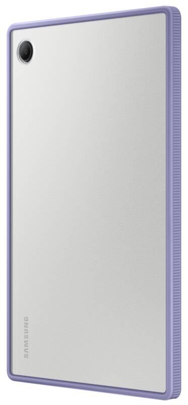 Kryt Samsung Galaxy Tab A8 fialový průhledný, Kryt, Samsung, Galaxy, Tab, A8, fialový, průhledný