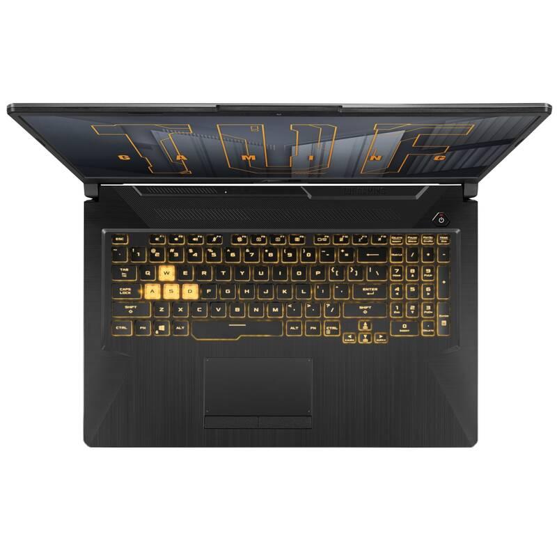 Notebook Asus TUF Gaming F17 šedý, Notebook, Asus, TUF, Gaming, F17, šedý