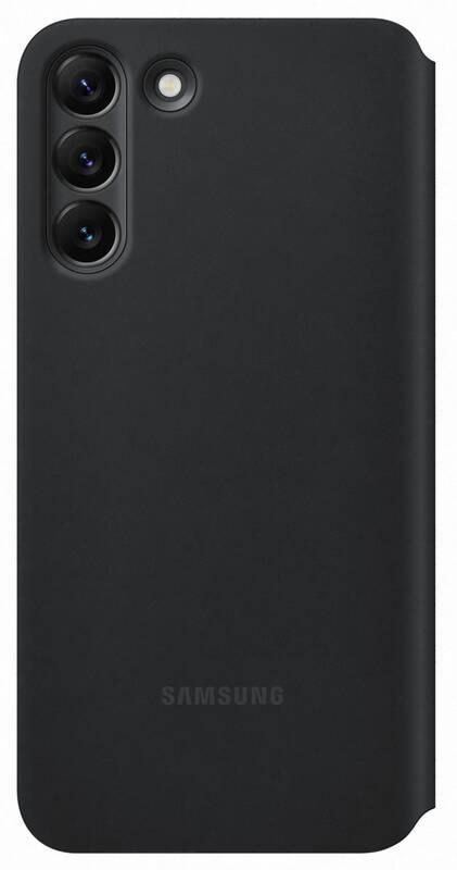Pouzdro na mobil flipové Samsung Clear View na Galaxy S22 černé