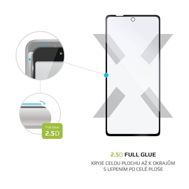 Tvrzené sklo FIXED Full-Cover na Motorola Edge 20 20 5G černé