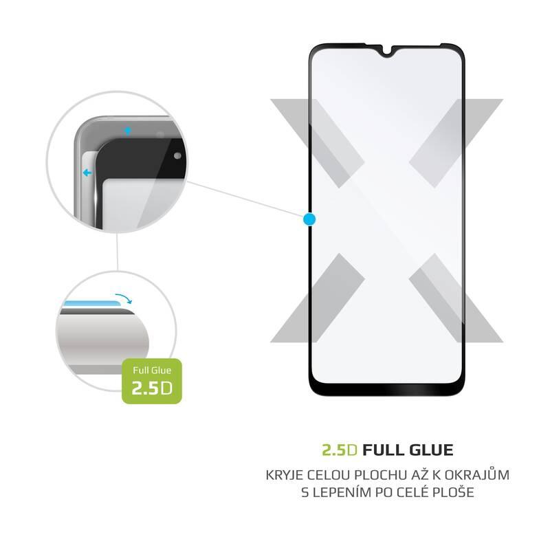 Tvrzené sklo FIXED Full-Cover na Motorola Moto E20 černé