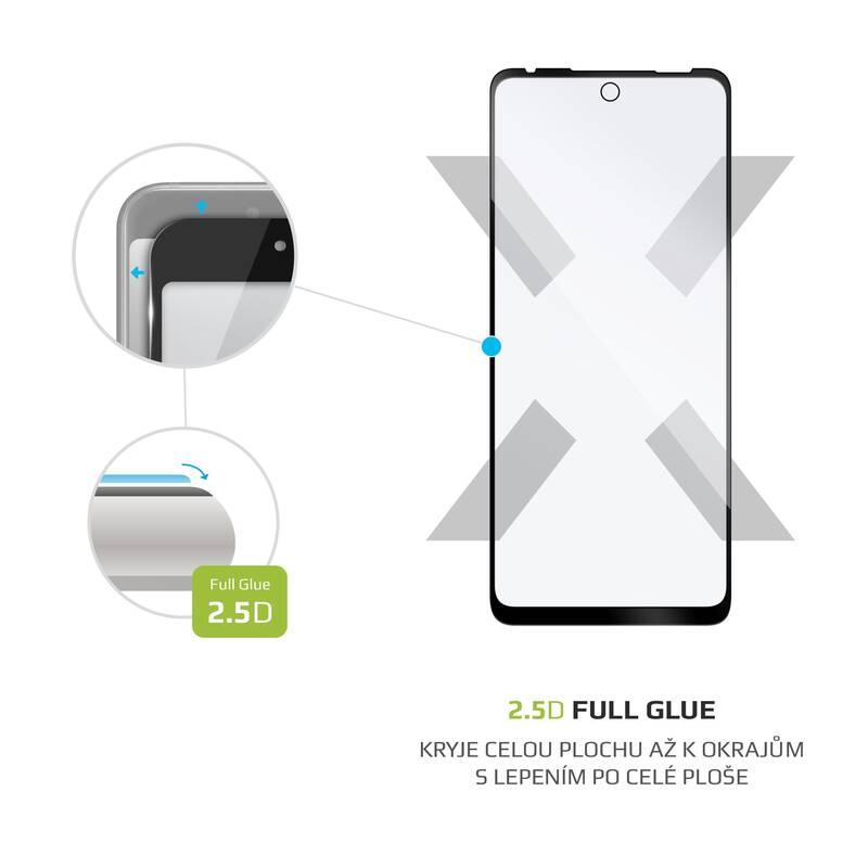 Tvrzené sklo FIXED Full-Cover na Motorola Moto G60s černé