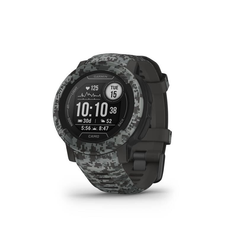 GPS hodinky Garmin Instinct 2 Camo Edition - Graphite Camo, GPS, hodinky, Garmin, Instinct, 2, Camo, Edition, Graphite, Camo
