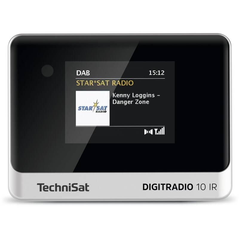 Internetový radiopřijímač s DAB Technisat DIGITRADIO 10 IR černý stříbrný, Internetový, radiopřijímač, s, DAB, Technisat, DIGITRADIO, 10, IR, černý, stříbrný