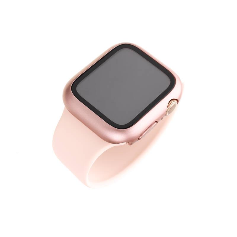Ochranné pouzdro FIXED Pure s temperovaným sklem pro Apple Watch 40mm růžové, Ochranné, pouzdro, FIXED, Pure, s, temperovaným, sklem, pro, Apple, Watch, 40mm, růžové