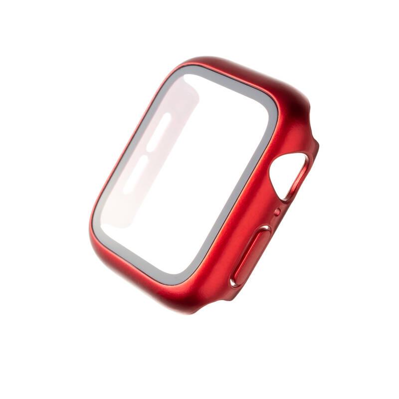 Ochranné pouzdro FIXED Pure s temperovaným sklem pro Apple Watch 44mm červené, Ochranné, pouzdro, FIXED, Pure, s, temperovaným, sklem, pro, Apple, Watch, 44mm, červené