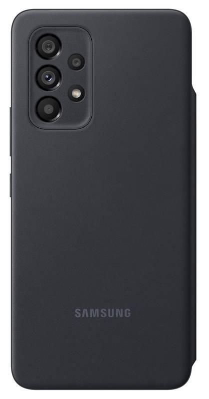 Pouzdro na mobil flipové Samsung S View Wallet Cover na Galaxy A53 5G černé