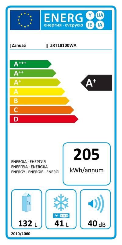 Chladnička Zanussi ZRT18100WA bílá